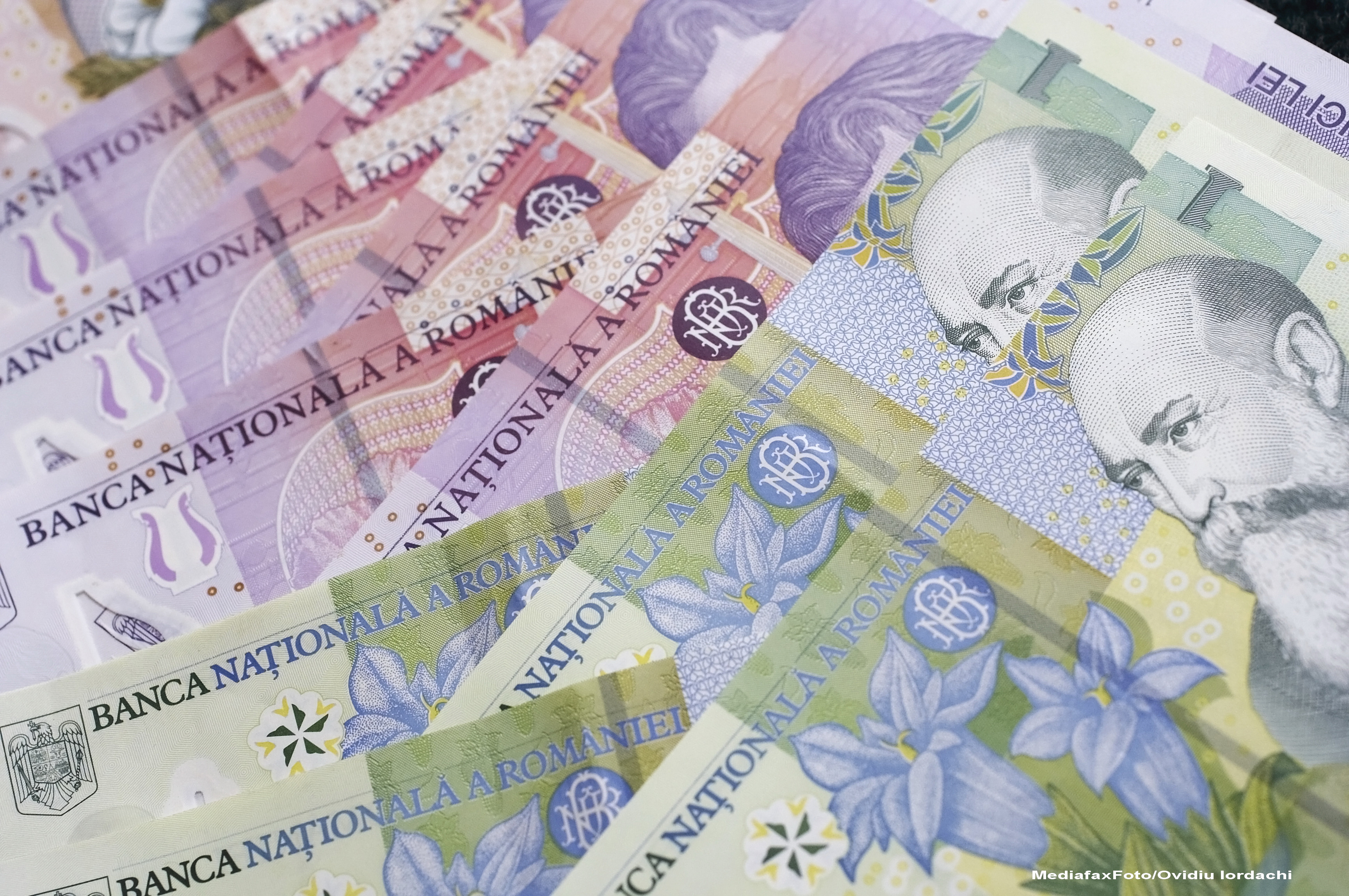 Leul s-a depreciat in raport cu dolarul, dar a evitat un nou record negativ in fata monedei euro