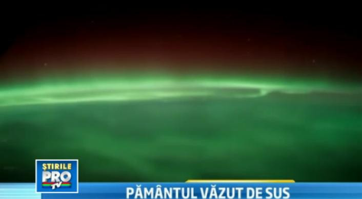VIDEO. Imagini care iti taie respiratia. Aurora boreala vazuta de pe Statia Spatiala Internationala