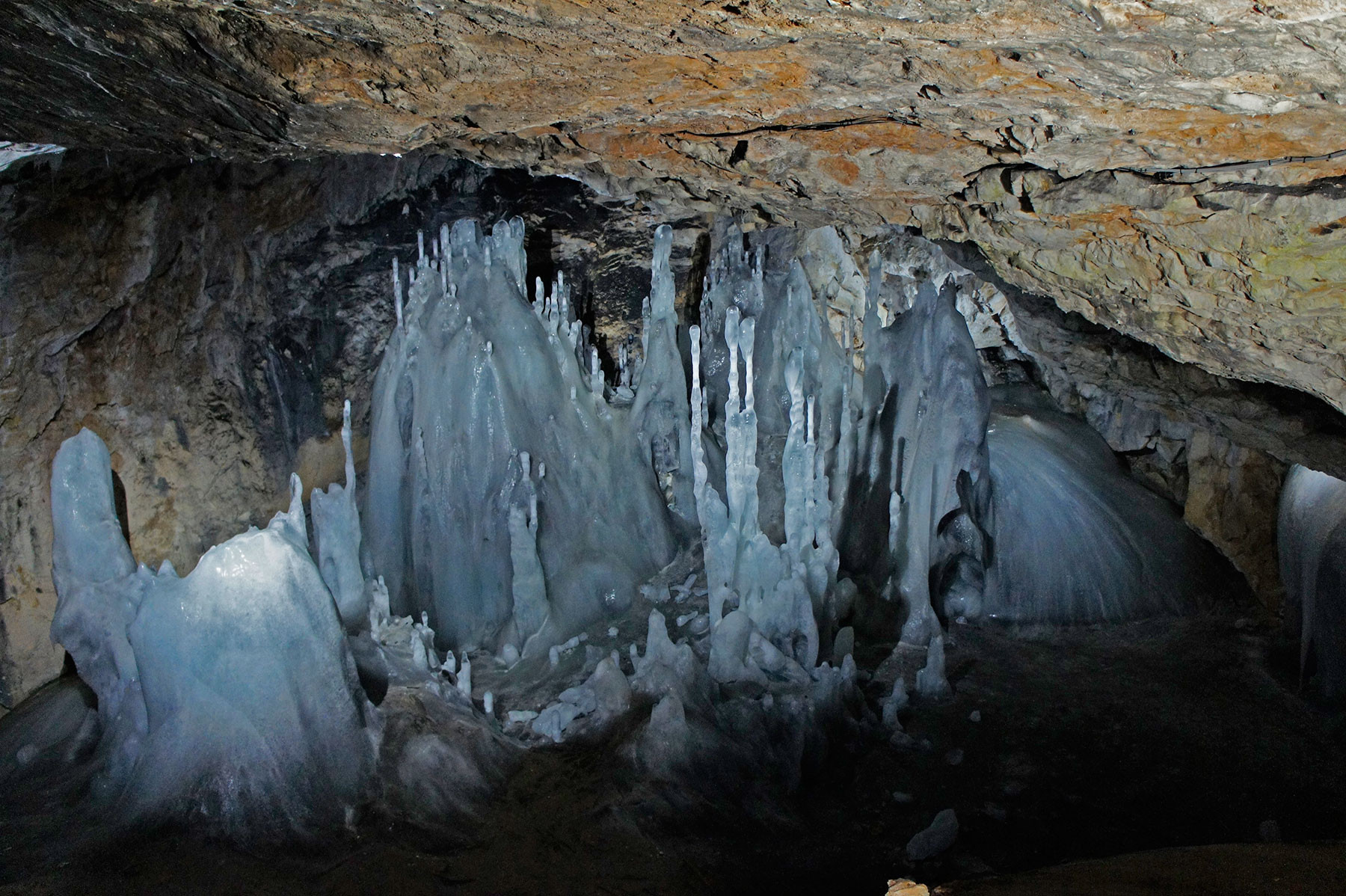 Lilieci mofturosi. Iluminatul in Ghetarul Scarisoara s-a schimbat pentru a-i proteja