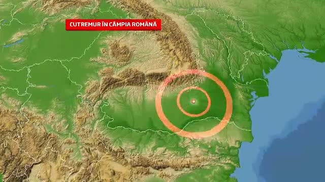 Un cutremur de 3,4 pe scara Richter s-a produs miercuri in zona Vrancea, la 115 kilometri adancime