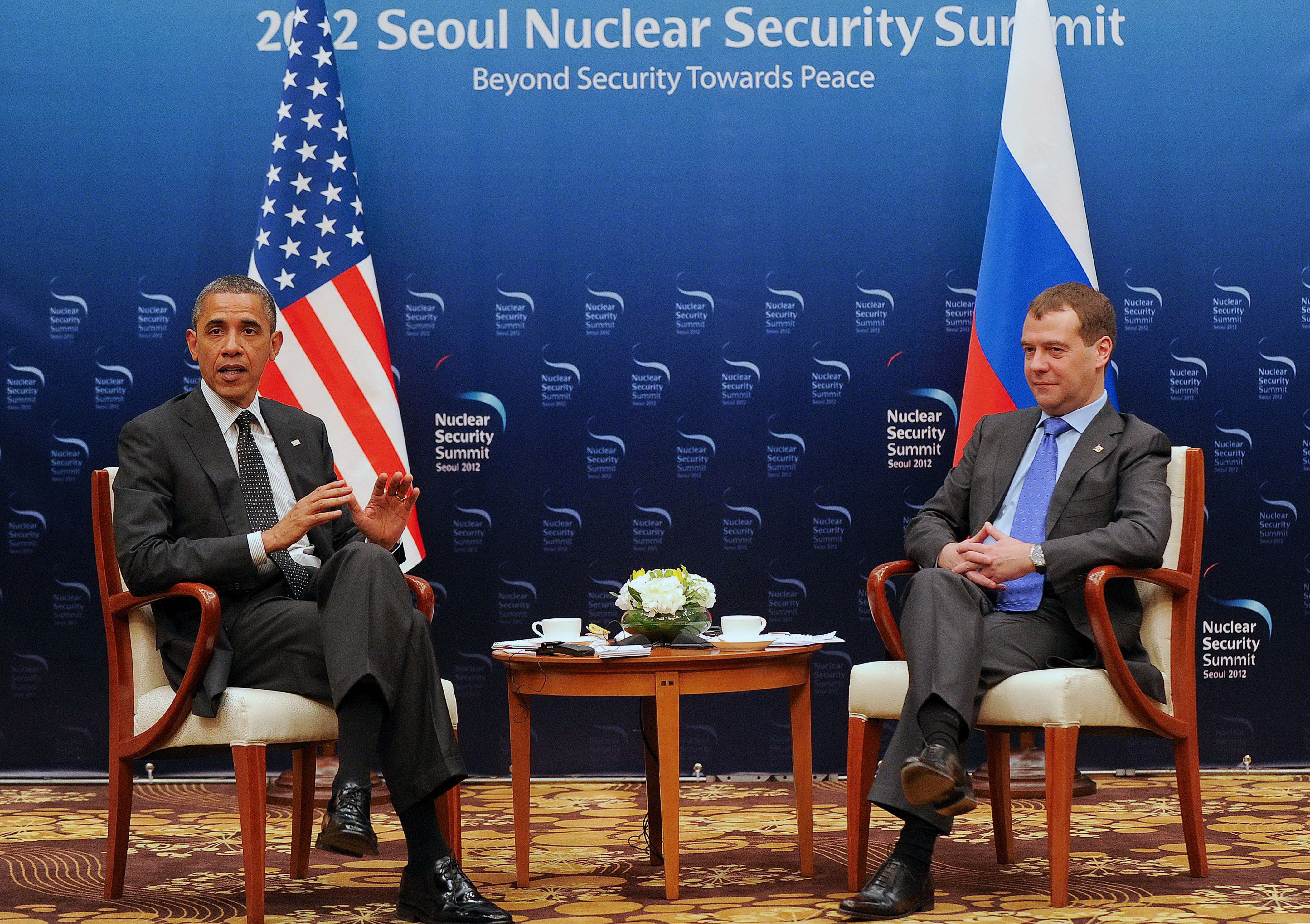 Si la Seul, Obama si Medvedev au ajuns la scutul anti-racheta. "E momentul sa se implice expertii"