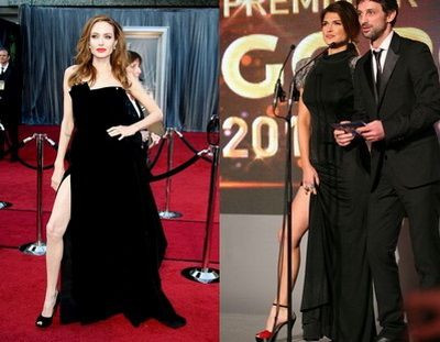 Cine le are mai frumoase: Angelina sau Monica? Imagini din urmatorul film al actritei romance