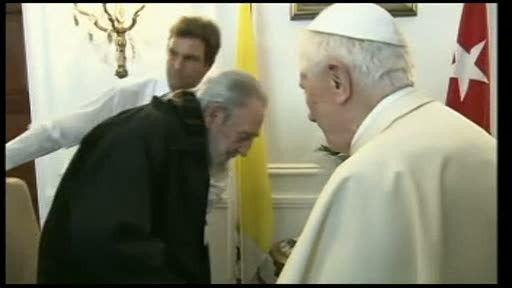 Intalnire istorica la Havana, intre Suveranul Pontif Benedict al 16-lea si comunistul Fidel Castro