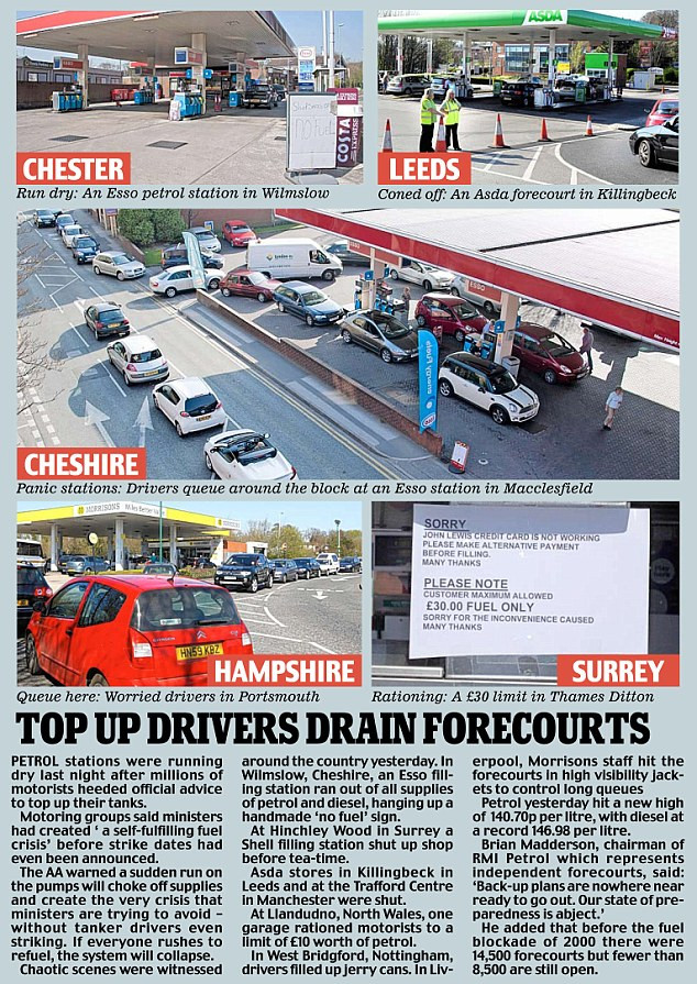 Panica in Marea Britanie. Soferii se bat pentru benzina, dupa ce guvernul a lansat un zvon alarmant