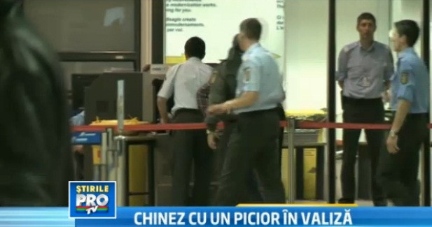 Rasturnare de situatie in cazul piciorului de om gasit in bagajul unui chinez, pe Otopeni