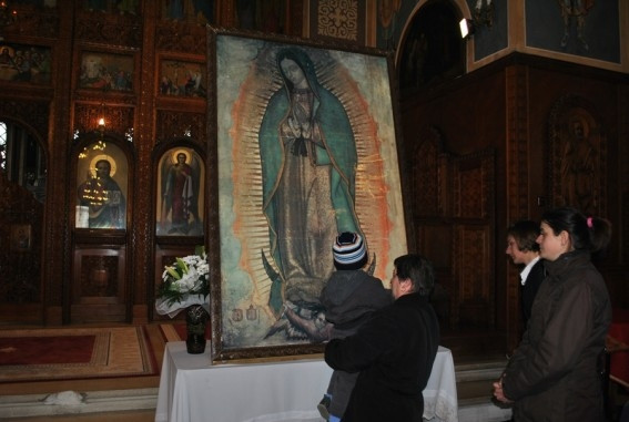 Icoana Sfintei Fecioare de la Guadalupe, expusa la Satu Mare