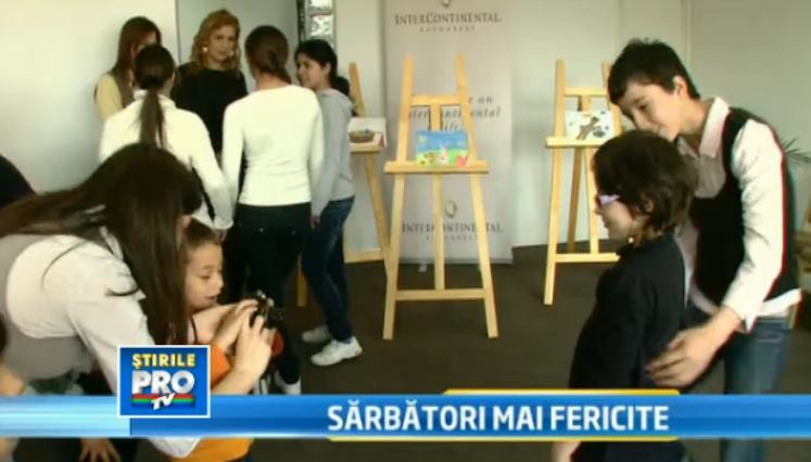 Copiii saraci gazduiti de Casa Ioana au primit deja cadourile de Paste