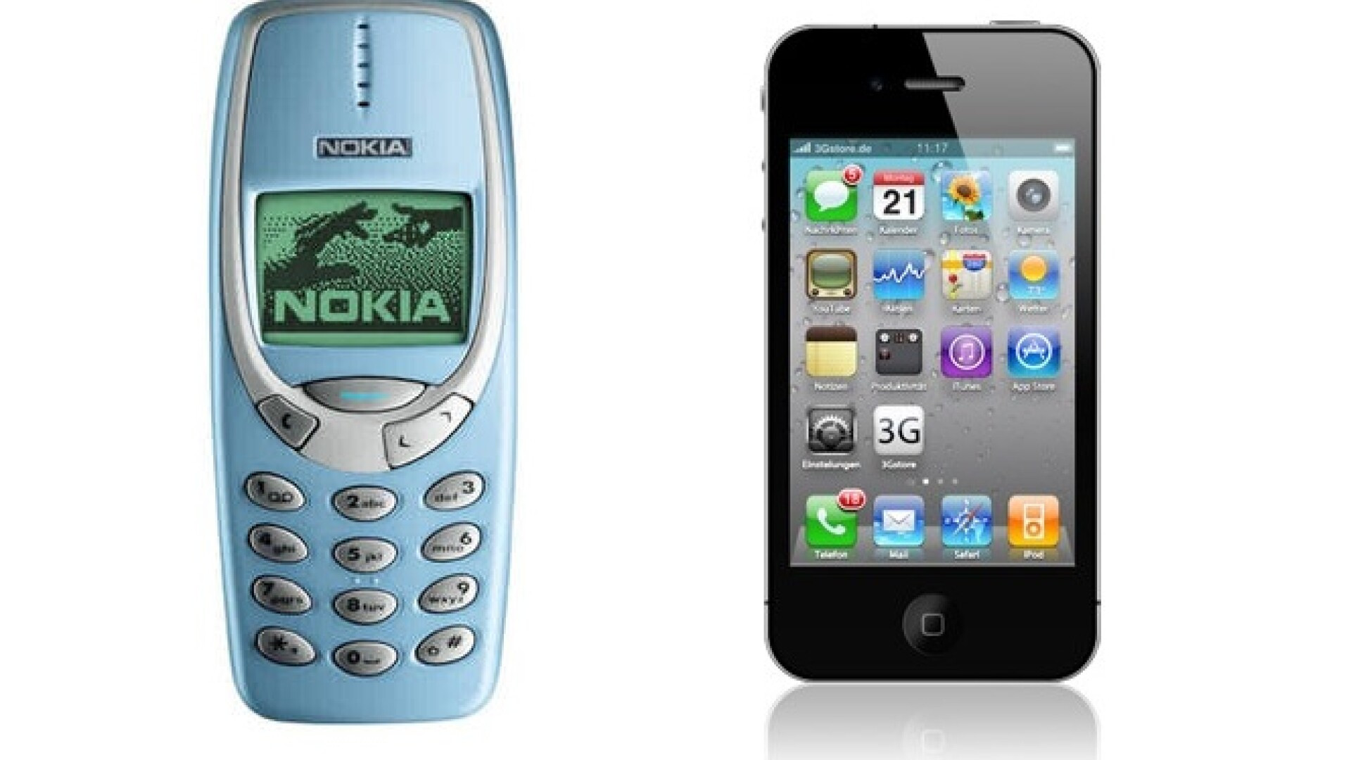 Batalia secolului: Nokia 3310 vs. iPhone 4S