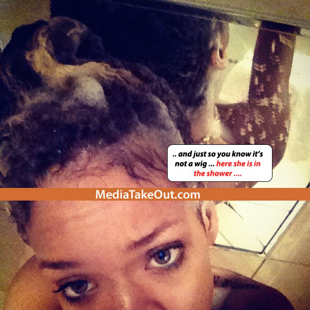 Scena asteptata cu sufletul la gura de barbatii din toata lumea: Rihanna la dus. FOTO