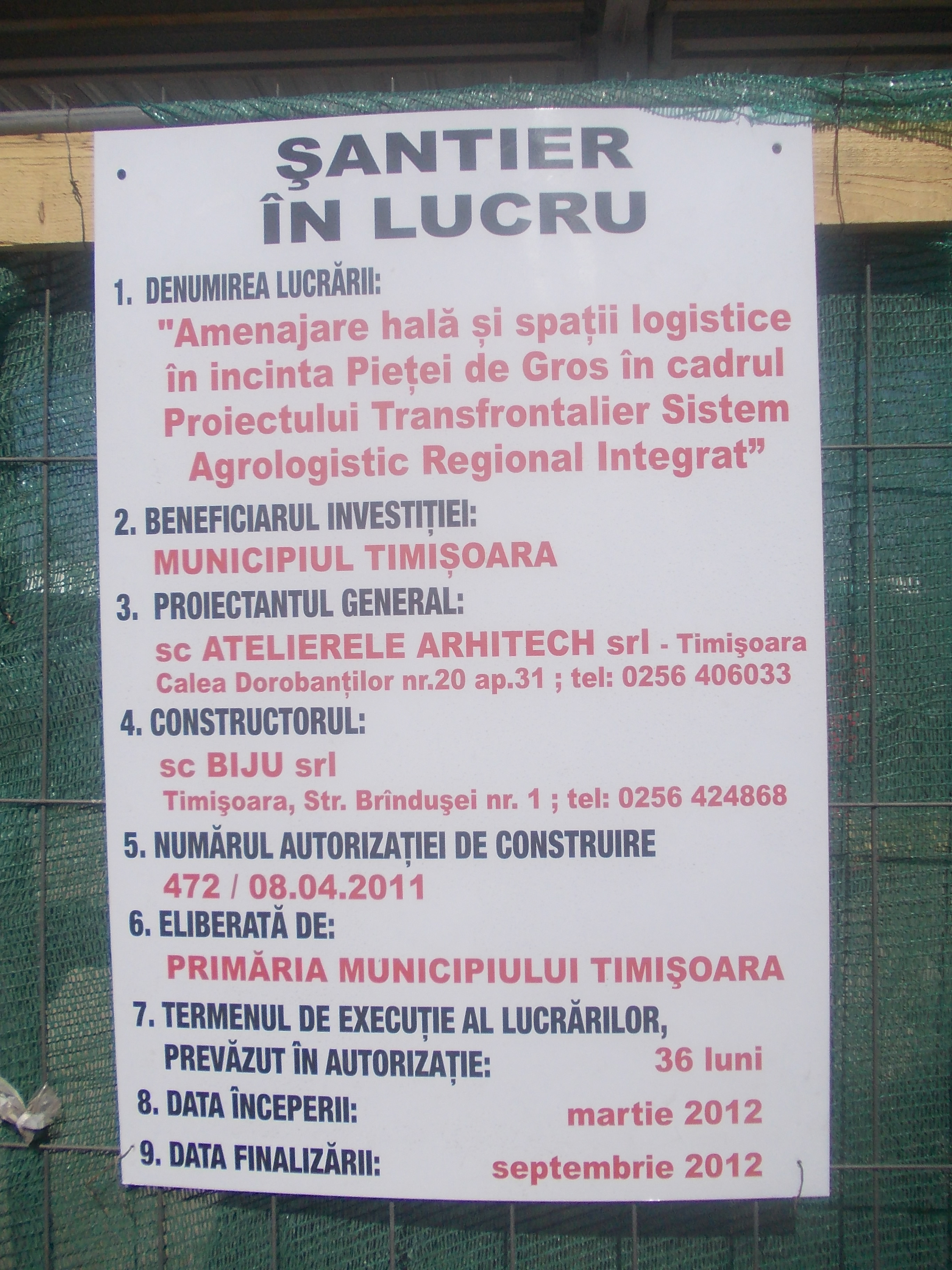 Clientii Pietei de Gros vor putea afla on-line preturile produselor din Timisoara si Szeged