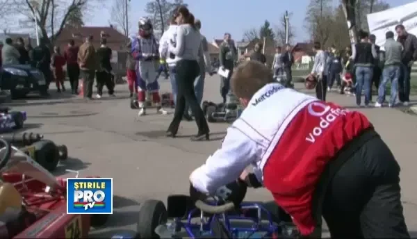Minorii au avut prioritate in trafic. Asii volanului s-au luat la intrecere in Baia Mare
