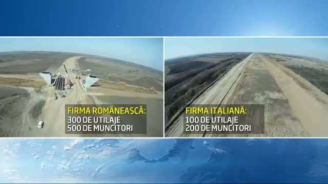 Testul lucrarilor la autostrada Timisoara-Lugoj. Ce sef este mai eficient: un roman sau un italian