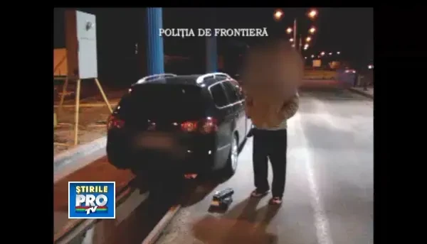 A incercat sa treaca nevazut, cu tigari de contrabanda. Uite unde le-a ascuns