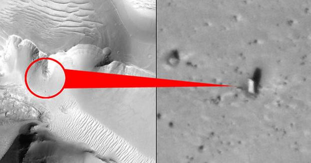 A fost descoperit un monument pe Marte. FOTO ULUITOARE