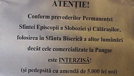 Un mesaj dintr-o biserica romaneasca starneste furia comunitatilor de pe Facebook. Iata imaginea