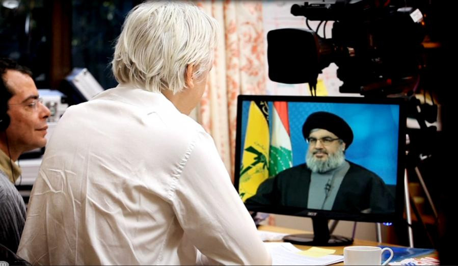 Interviu cu liderul HEZBOLLAH, realizat de Assange din arest. "SUA si Israelul vor razboi civil"