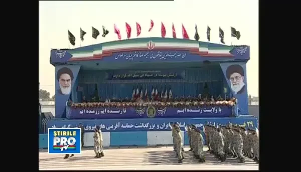 Sarbatoare in Teheran. Parada fortelor militare pentru celebrarea Zilei Nationale a Armatei Iranului
