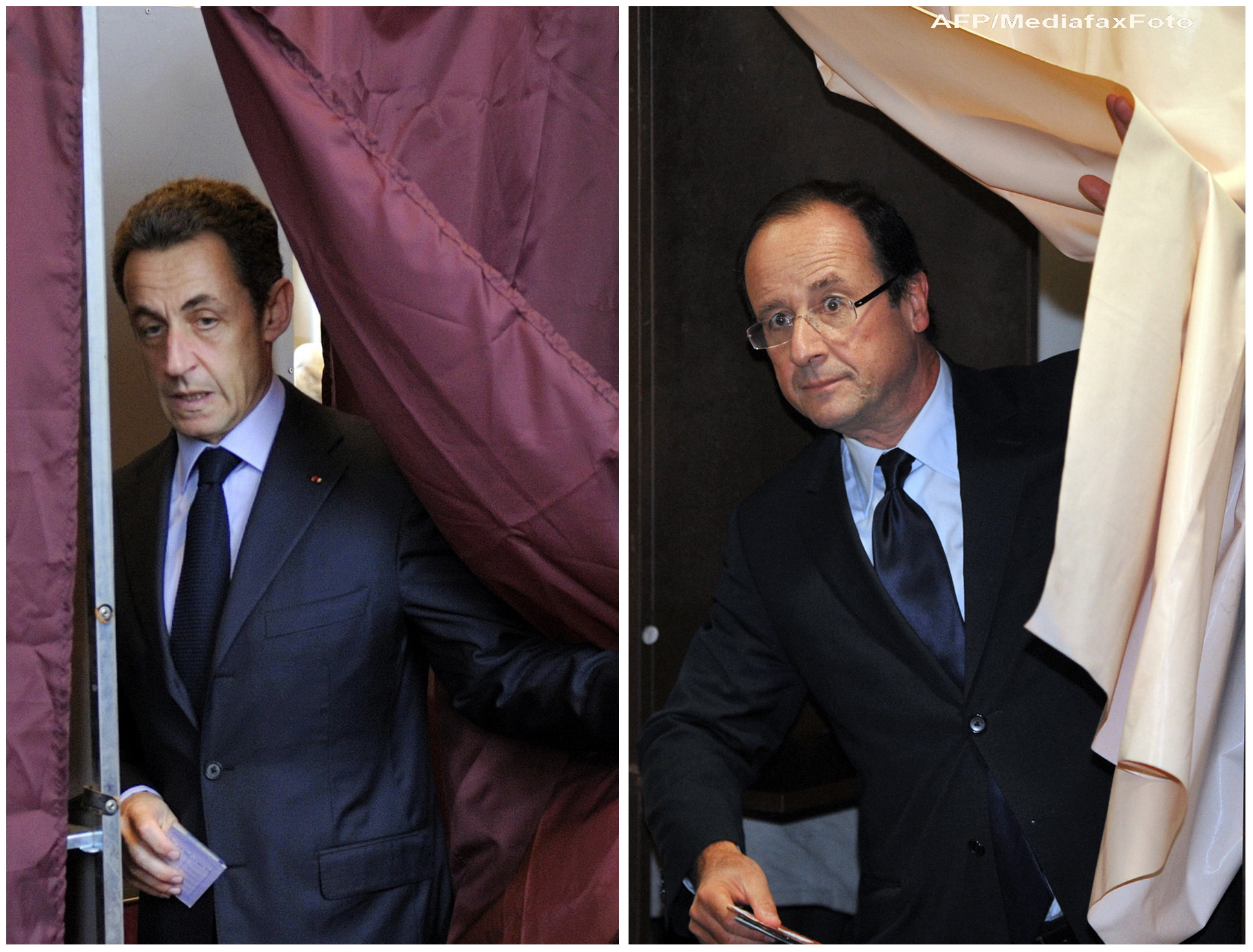 Nicolas Sarkozy si Francois Hollande