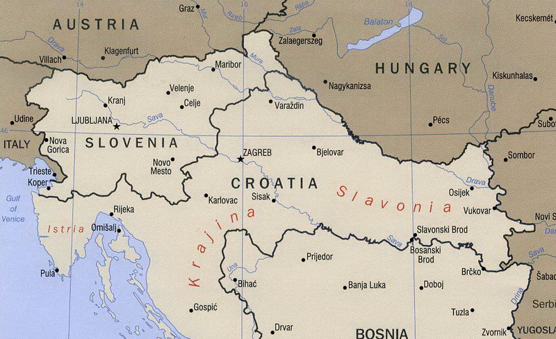 Disputa teritoriala intre Croatia si Slovenia, dezbatuta intr-un tribunal de arbitraj