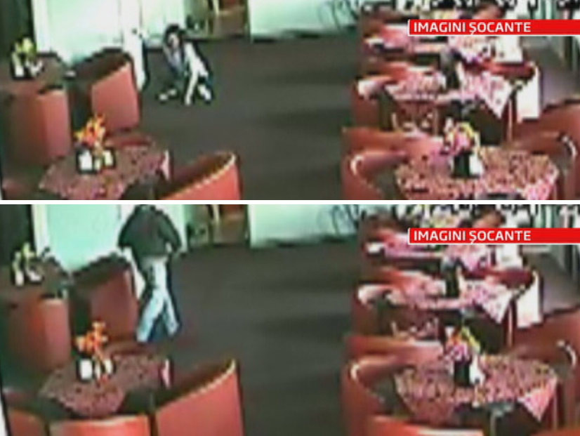 Belmondo Cobzaru,barbatul care si-a injunghiat iubita in fast-food,se ascundea de politie sub un pat