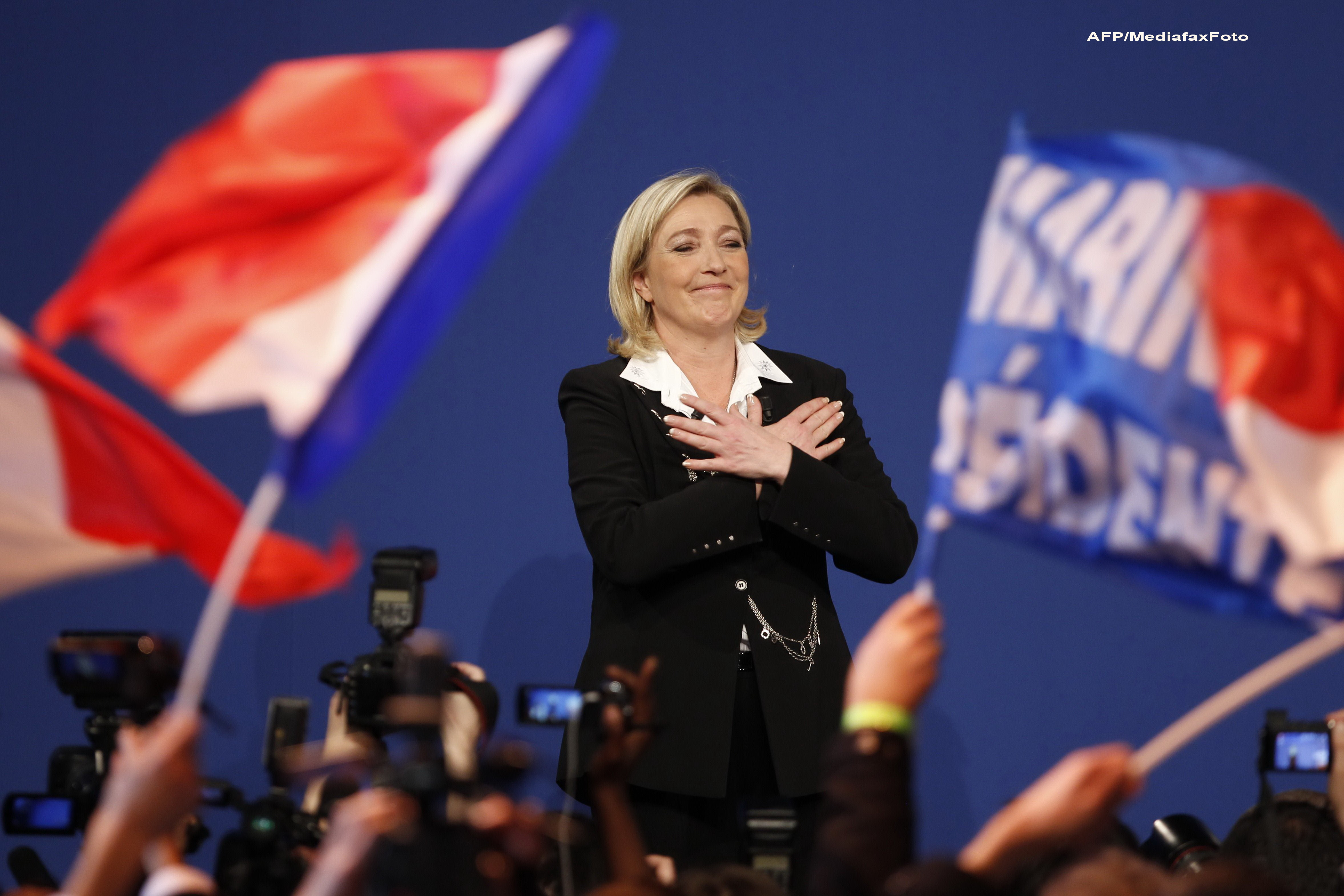 Alegeri 2012. Scor mare obtinut de candidata de extrema dreapta din Franta, Marine Le Pen