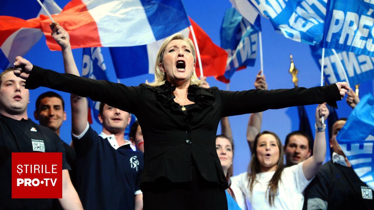 Două sondaje o indică pe Marine Le Pen câștigătoare a alegerilor prezidențiale din 2027, în pofida verdictului de vinovăție - Știrile ProTV