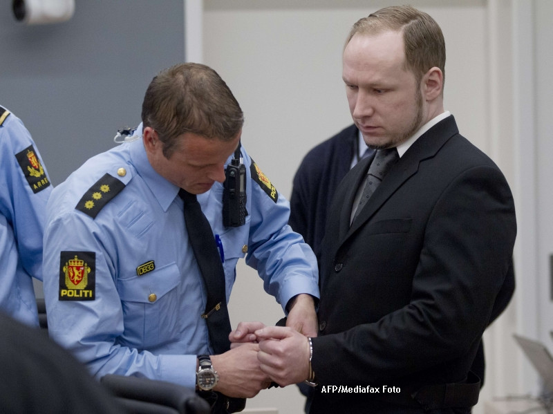 Anders Behring Breivik prezinta scuze pentru victimele fara apartenenta politica