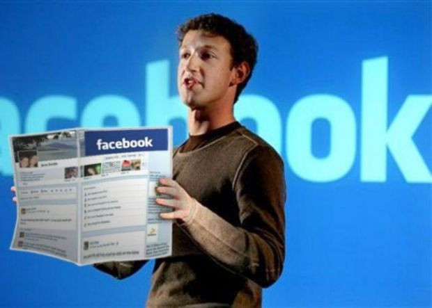 Facebook va fi disponibil si in versiunea tiparita, pentru cei fara acces la Internet