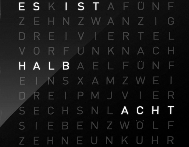 Qlocktwo - Ceasul care iti scrie ora in cuvinte