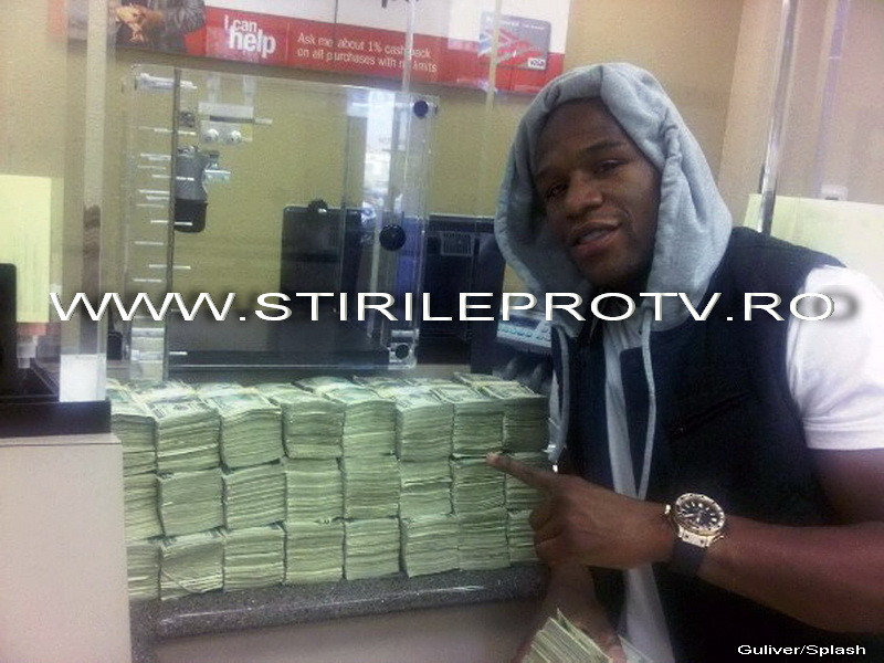 Fotografia zilei te va deprima. Ce inseamna bani de buzunar pentru Floyd Mayweather