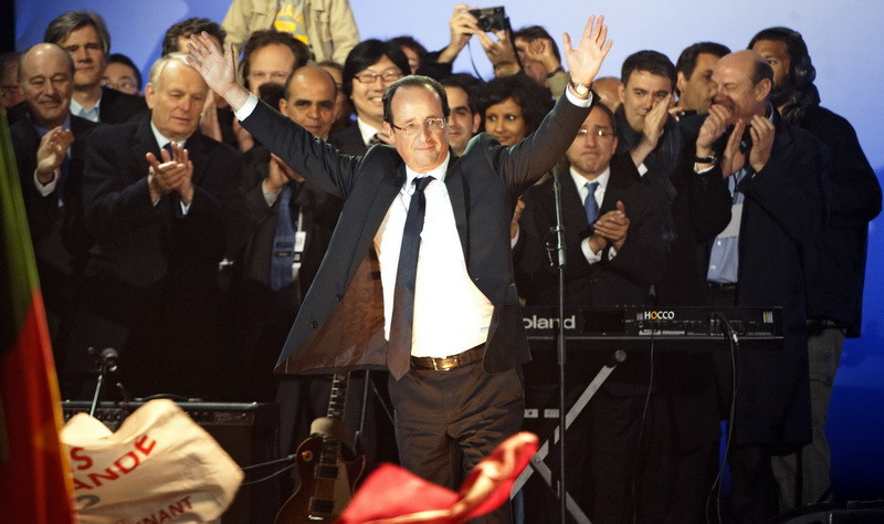 Discursul lui Hollande, dupa ce a aflat rezultatul alegerilor: "Francezii au ales schimbarea"