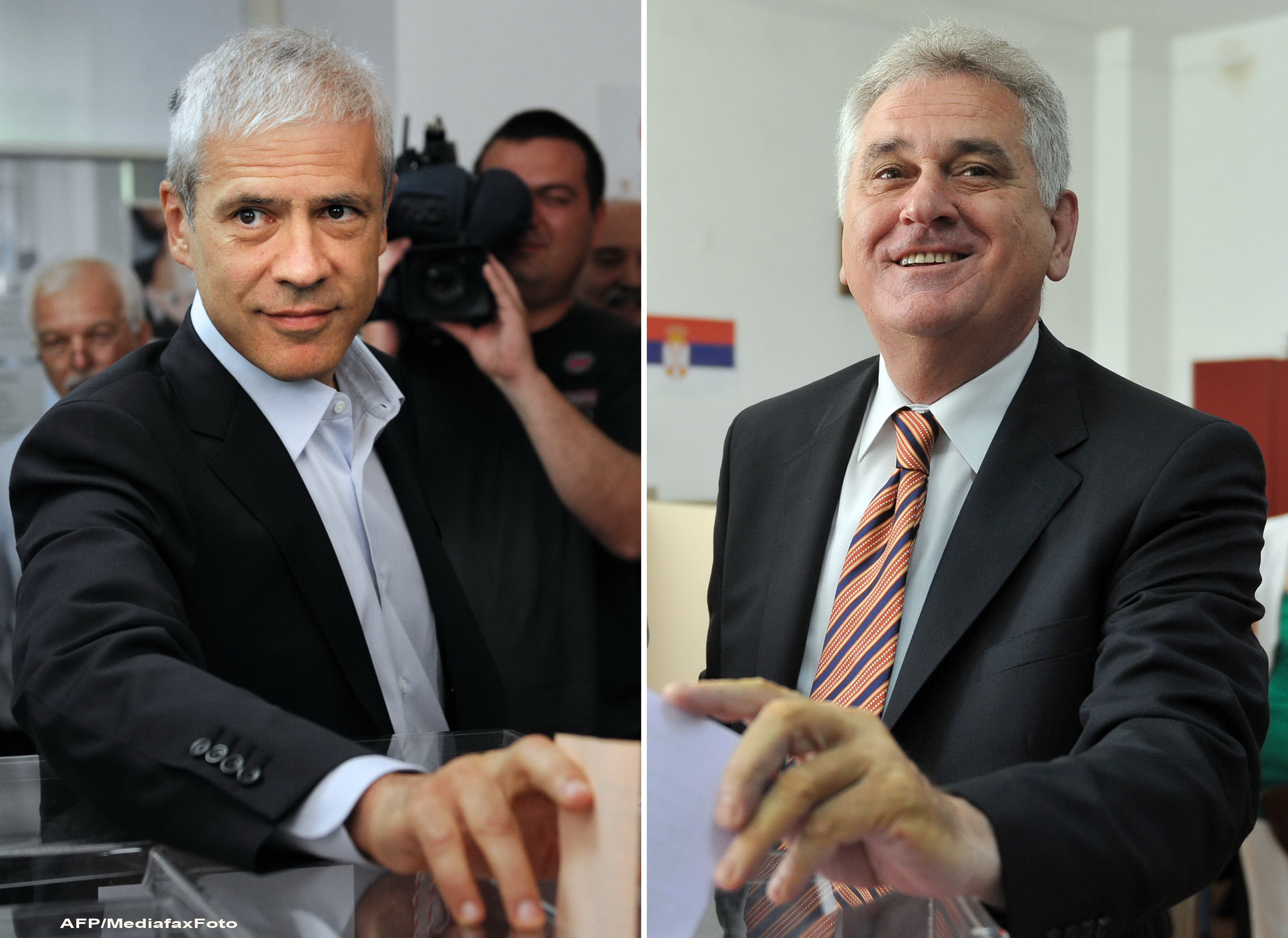 Alegeri in Serbia. Boris Tadic si Tomislav Nikolic se vor confrunta in turul doi la prezidentiale