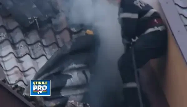 Casa lui Sorin Terbea, sponsorul FCM Targu Mures, a luat foc