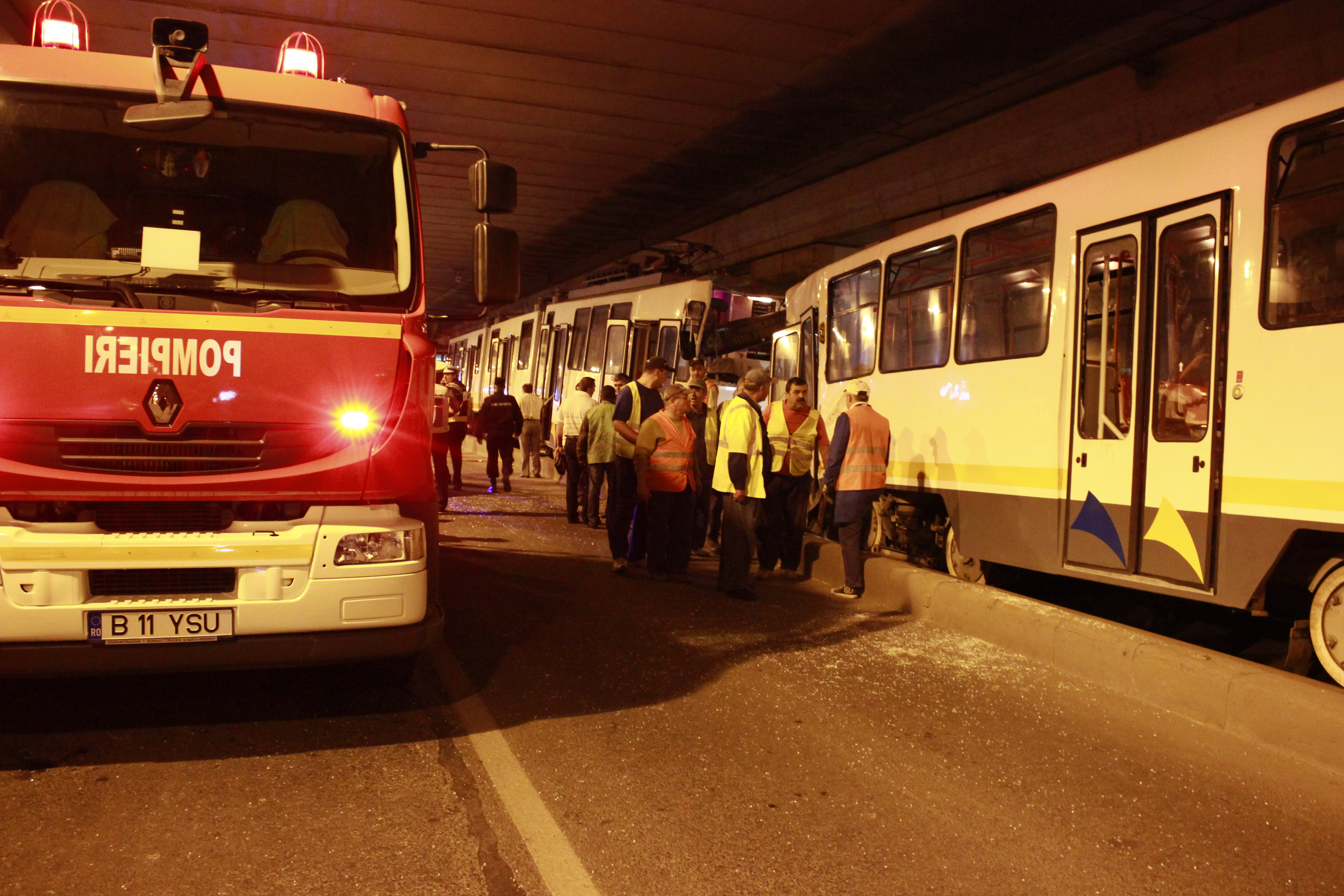 Conducatorii celor trei tramvaie au vechime intre 13 si 20 de ani, nu au avut accidente majore