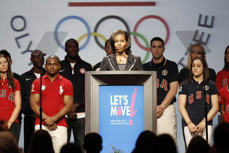 Michelle Obama: "Nadia Comaneci este idolul copilariei mele. Visam ca voi realiza si eu ceva maret"