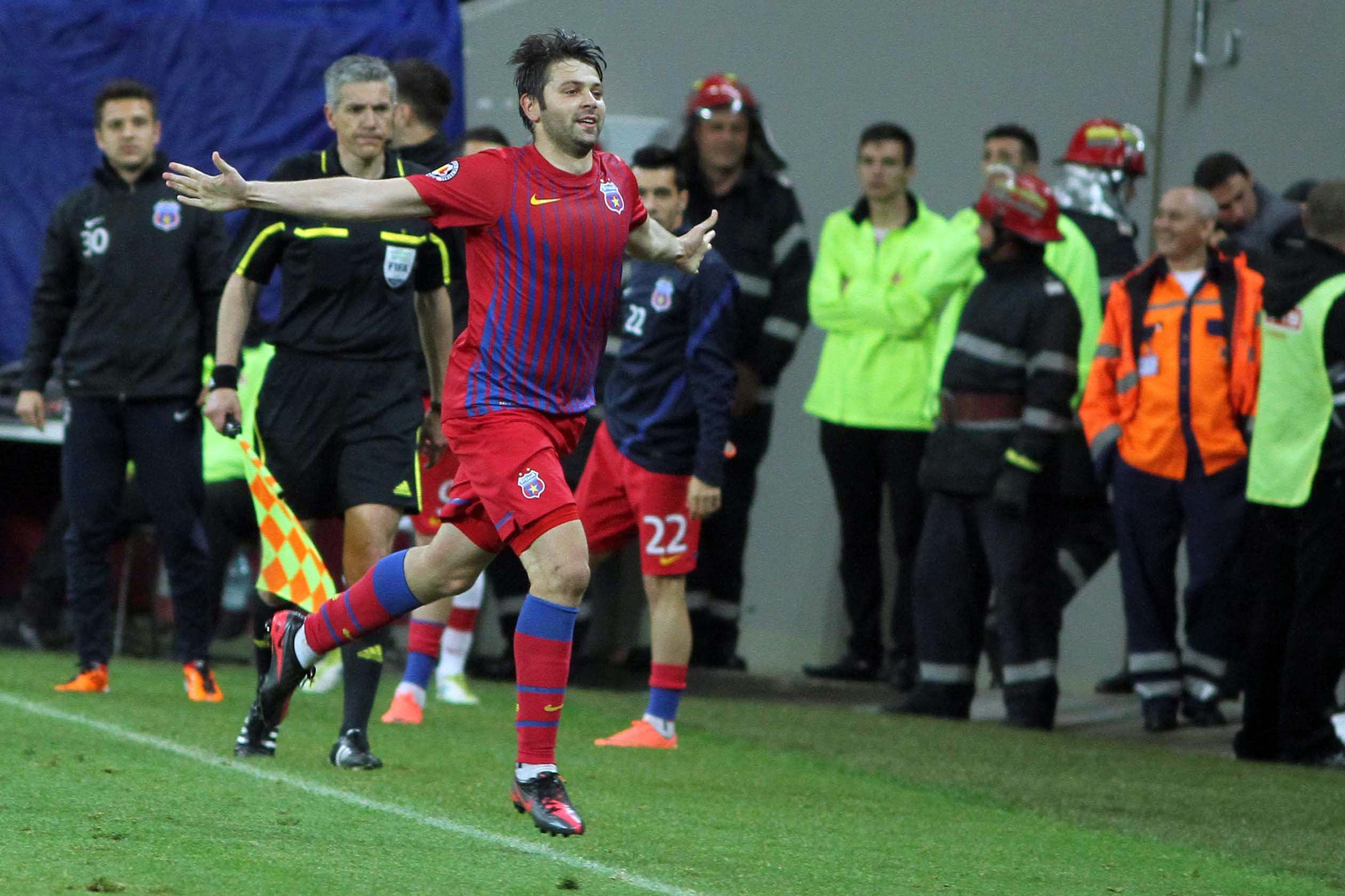 Steaua - Dinamo 3-2. Trei echipe lupta pentru titlu in ultima etapa din Liga 1