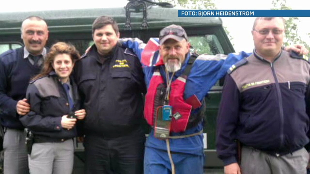 "Iubesc Romania". Aventurile pe Dunare ale unui norvegian care strange bani pentru Crucea Rosie