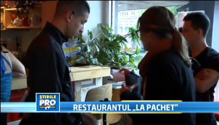 VIDEO. Cel mai bun restaurant pe timp de criza este in Olanda. Clientii vin cu mancarea de acasa