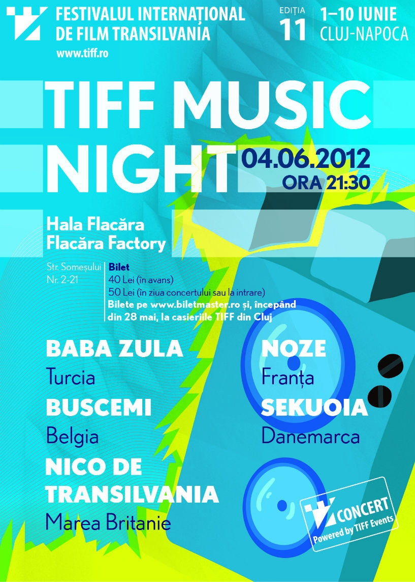 TIFF Music Night. Un spatiu neconventional si 5 nume mari din lumea muzicii electro