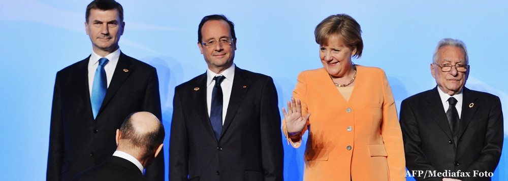 Noua ordine europeana se pune la cale in aceasta noapte. Ce vor decide Merkel, Hollande si Basescu