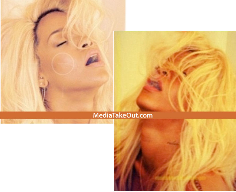 Nu trece o zi fara sa fie implicata intr-un scandal. Cum isi promoveaza Rihanna propriul parfum.FOTO