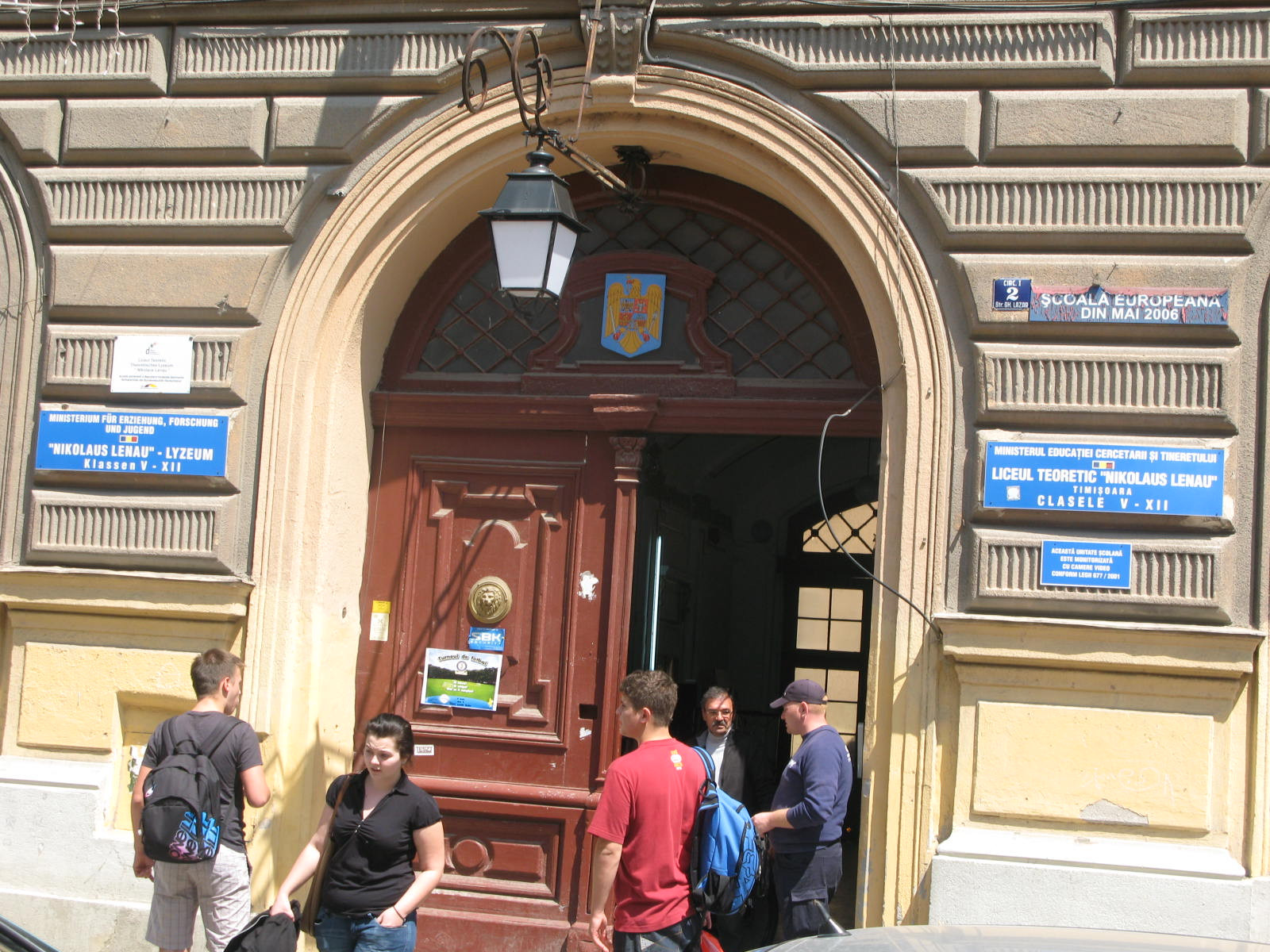 Nemtii ne reabiliteaza cladirile istorice. Primul pe lista este Liceul Nikolaus Lenau