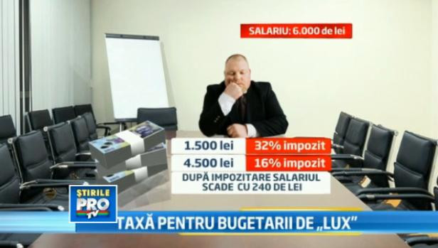 Calcule pe taxa "4.500 lei" a lui Ponta. Ce le ramane bugetarilor dupa reintregire si noul impozit