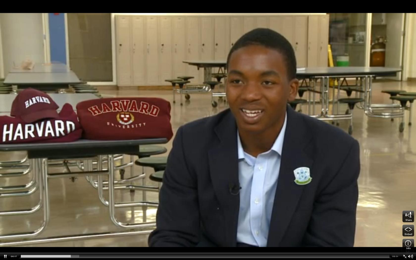 VIDEO. Povestea impresionanta a studentului care doarme pe strada, dar a fost admis la Harvard