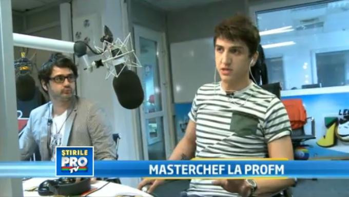 Petru Buiuca, primul MasterChef al Romaniei, la StirileProTV:"Am primit oferte si inainte de finala"