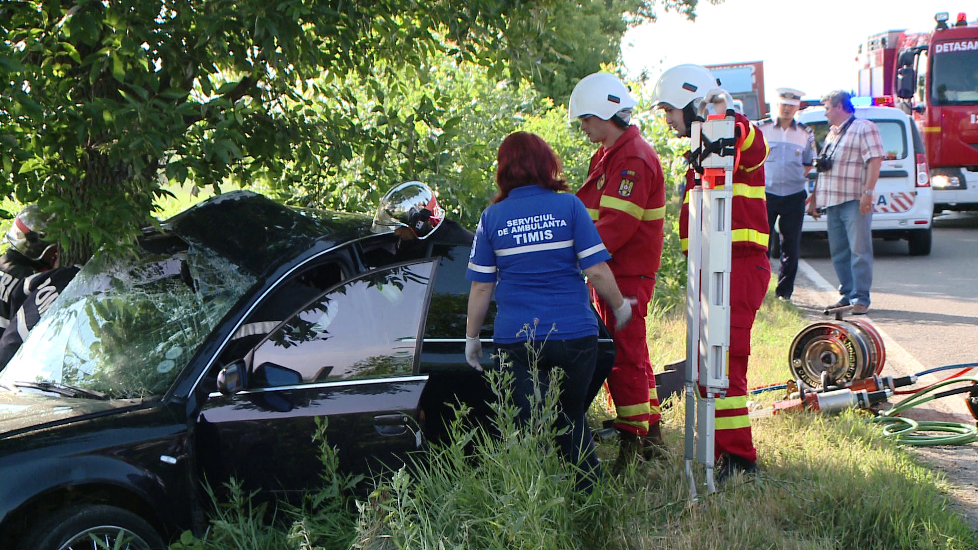 Tragedie pe sosea. A curs sange pe drumul european ce leaga Targu Mures de Sighisoara