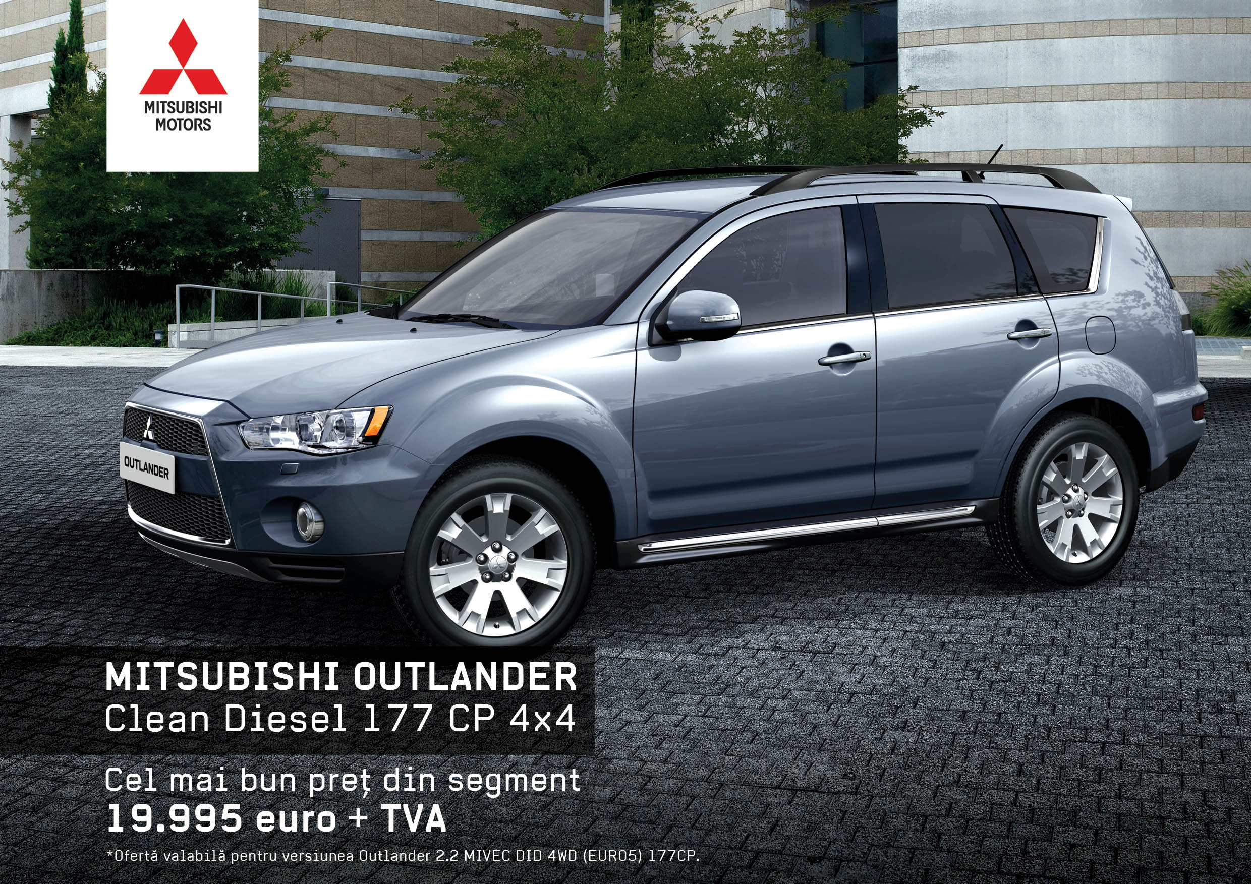 Test-drive cu Mitsubishi Outlander,ASX,Lancer, Pajero si L200, 8-10 iunie la CASA AUTO TIMISOARA (P)