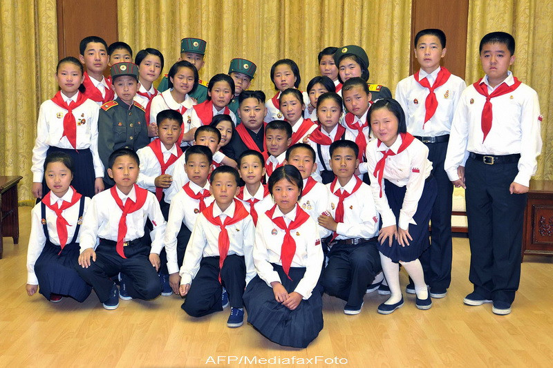 copii, Coreea de Nord, Kim Jong Un