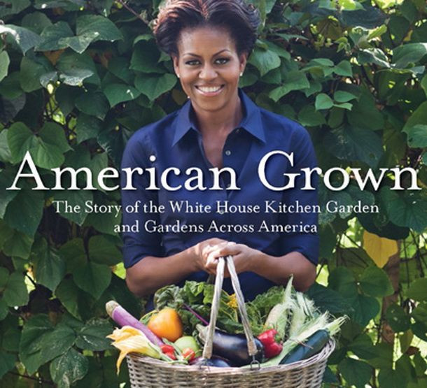 Michelle Obama facuta praf dupa lansarea cartii despre gradinarit