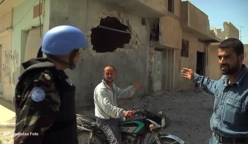 ONU isi suspenda misiunea in Siria, din cauza intensificarii violentelor